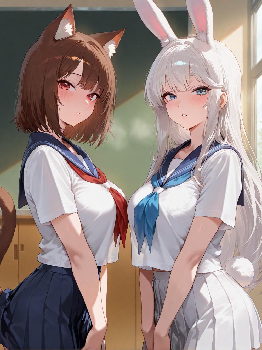Sakura and Yumeko thumbnail