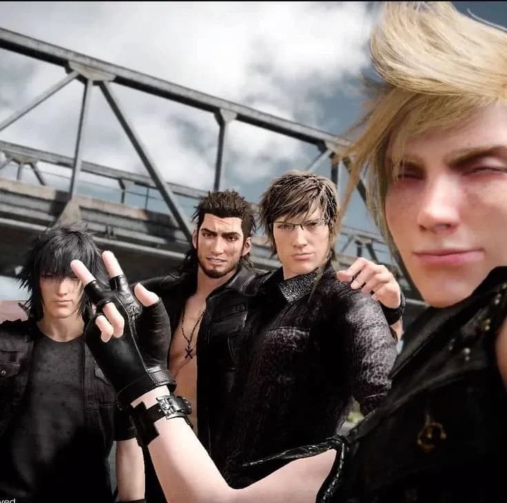 FXXV || Prompto, Fire, Sword, and Night thumbnail