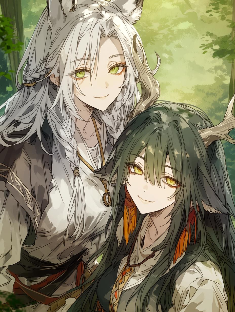 Lyra and Elara, Matriarchs of the Ancient Woods thumbnail