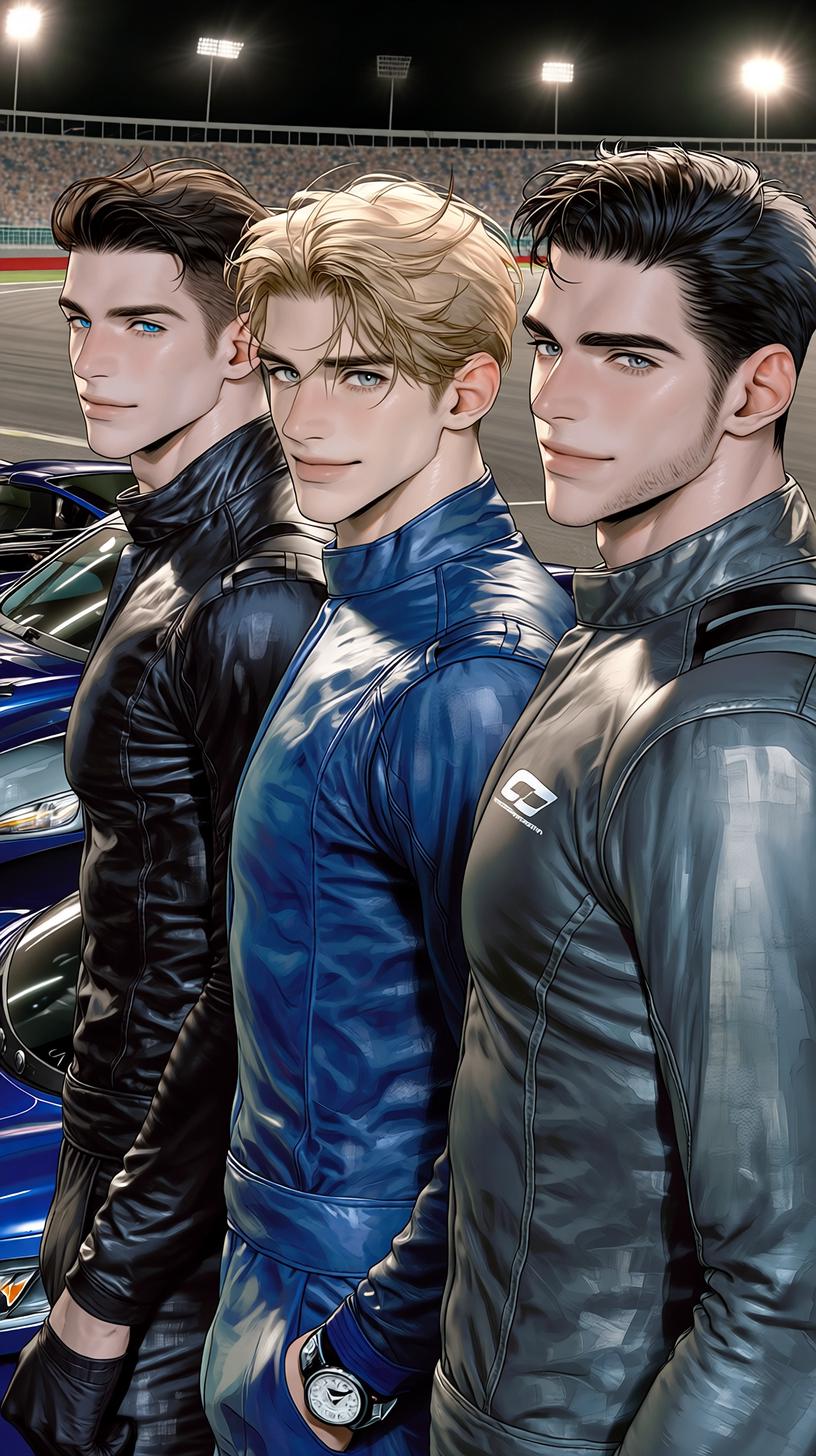 Your arrogant race car driver rivals. thumbnail