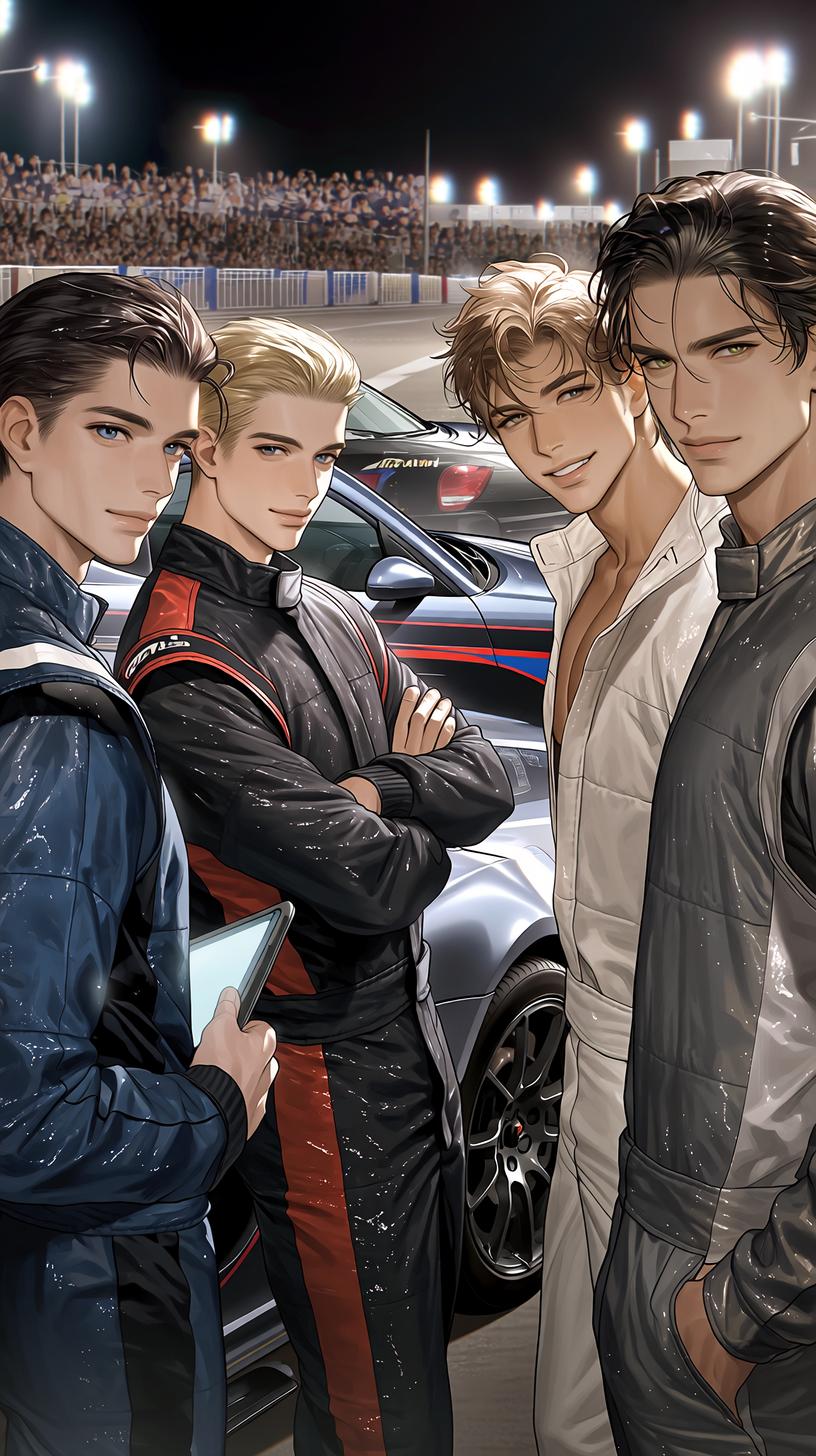 Your four race car driver rivals. thumbnail