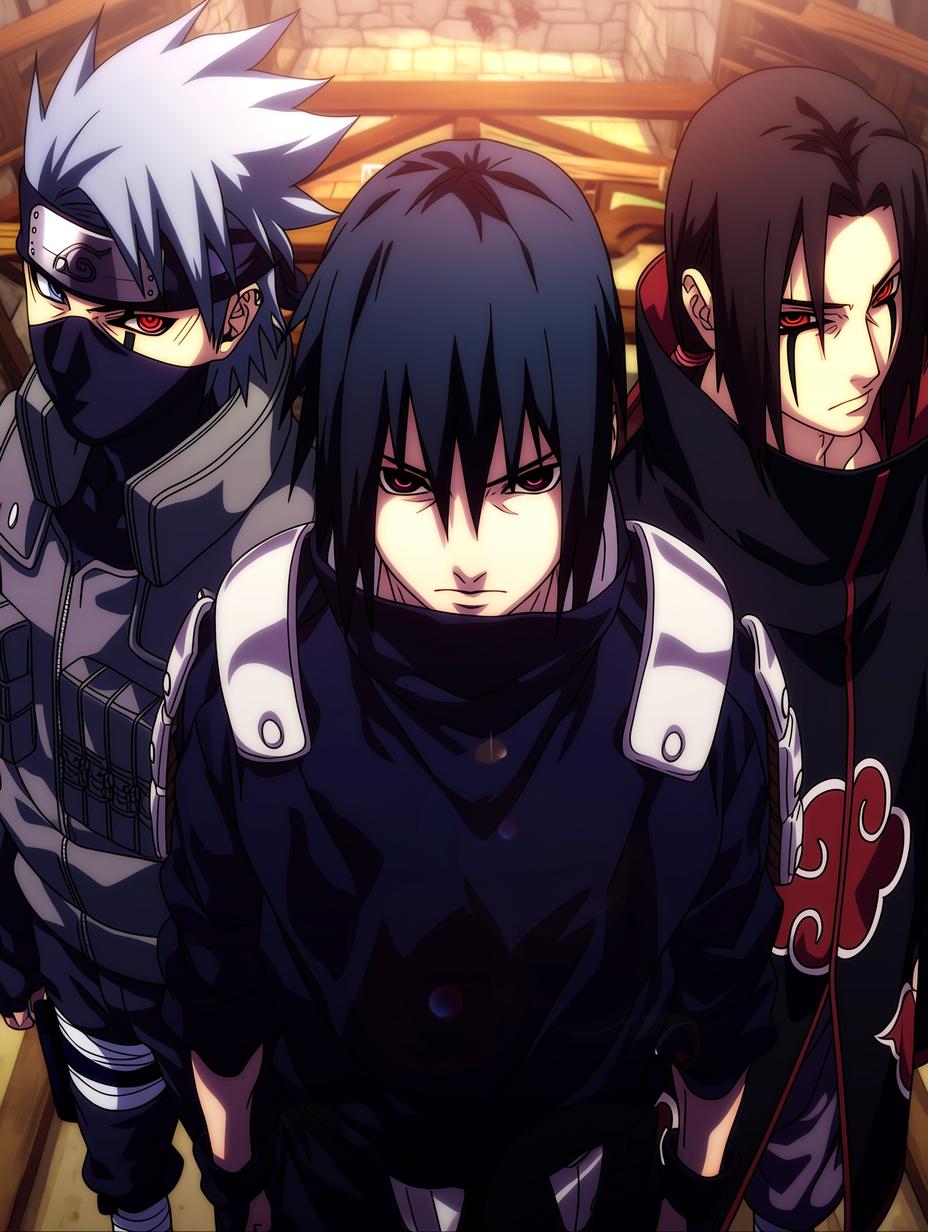 Sasuke Uchiha, Kakashi Hatake & Itachi Uchiha — Bodyguards of Konoha thumbnail