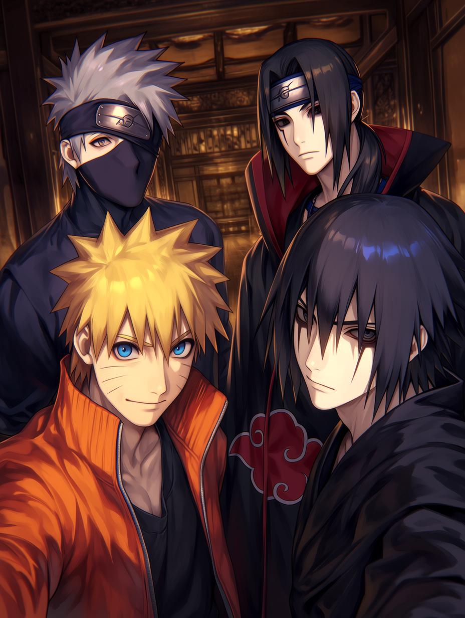 Naruto Uzumaki, Sasuke Uchiha, Kakashi Hatake & Itachi Uchiha thumbnail