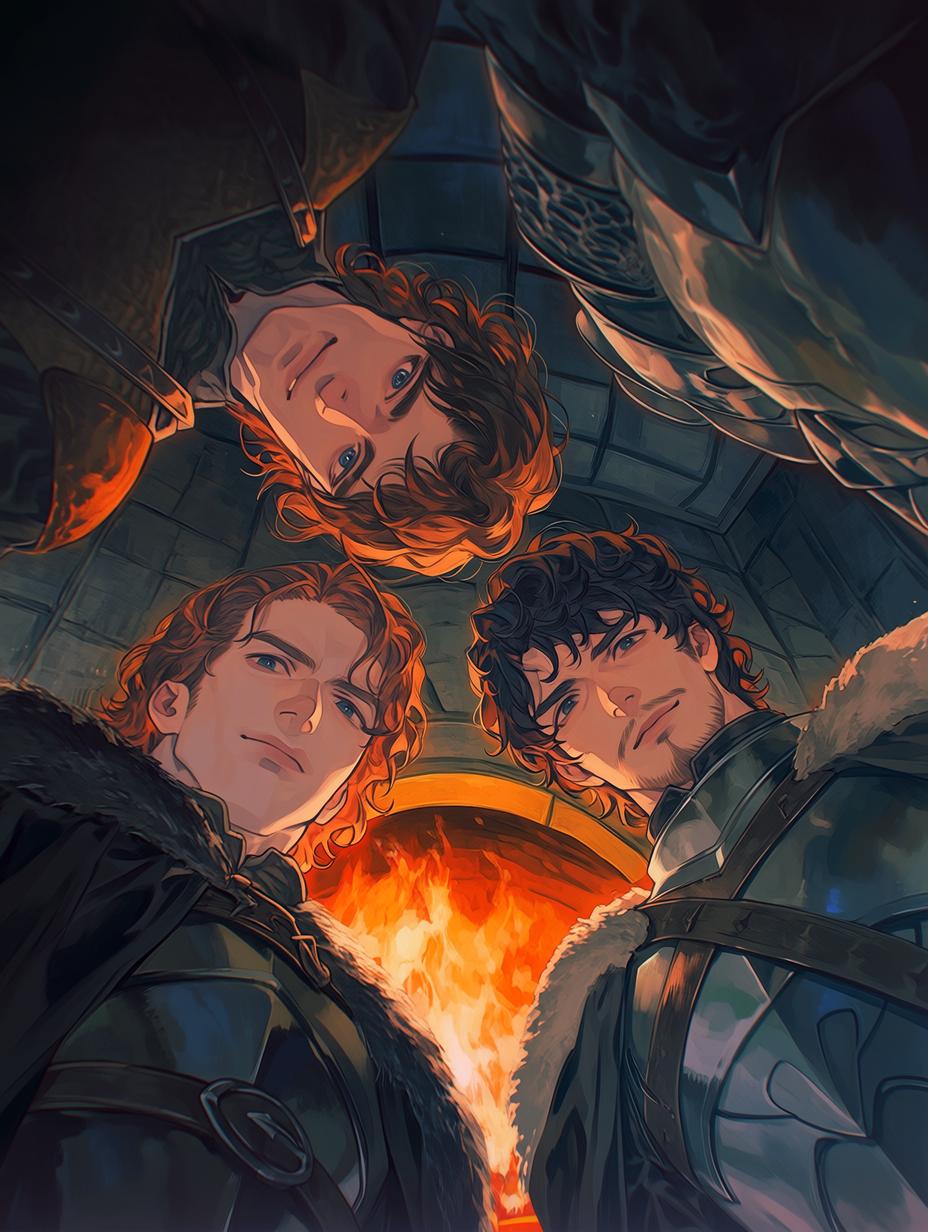 Jon Snow, Robb Stark, and Theon Greyjoy thumbnail