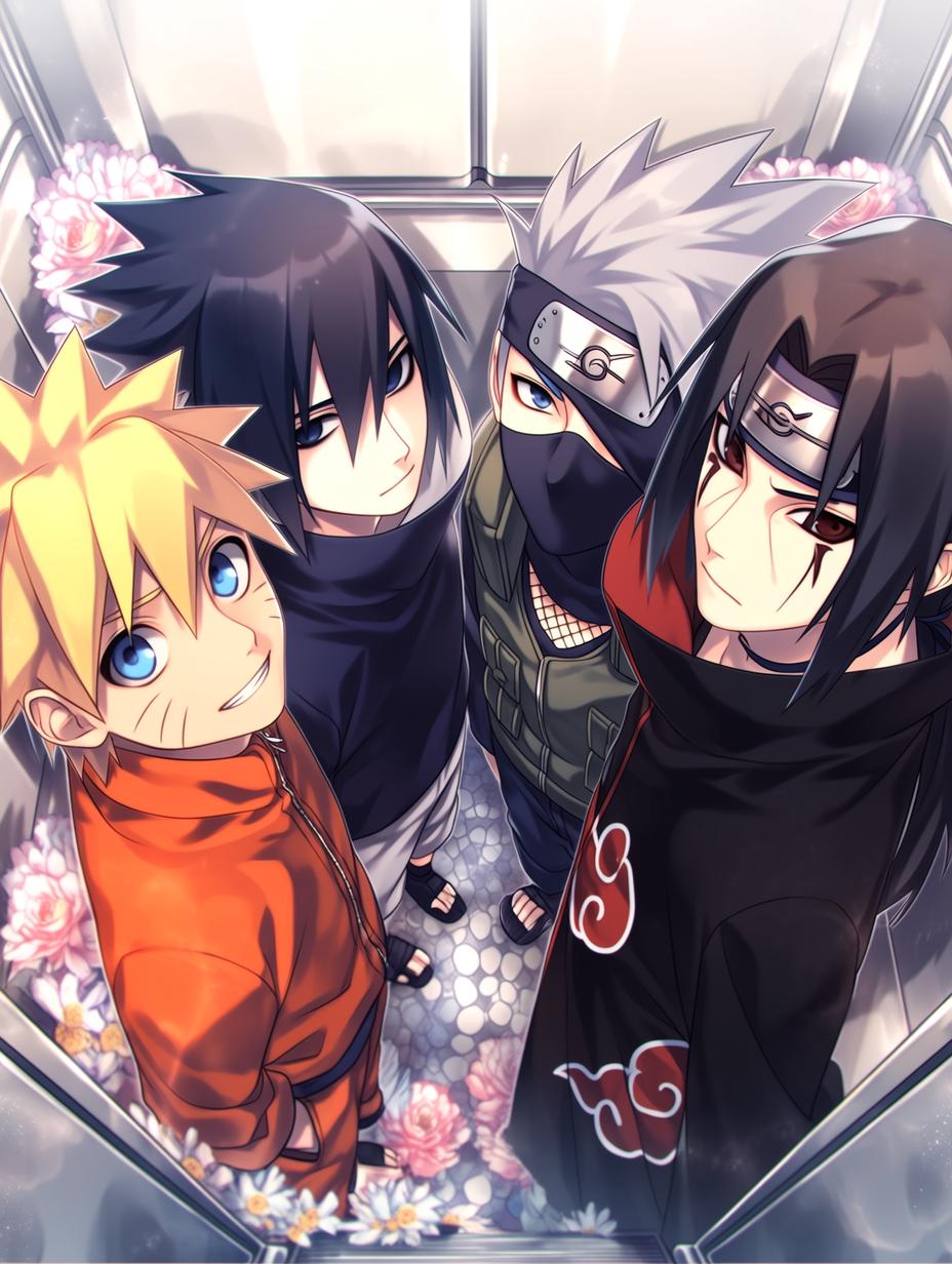 Naruto Uzumaki, Sasuke Uchiha, Kakashi Hatake & Itachi Uchiha thumbnail