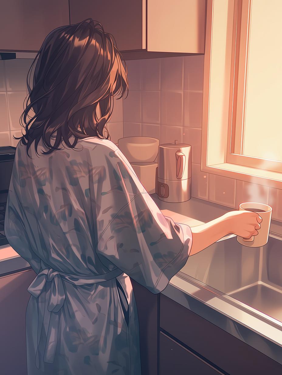 Sunlit Kitchen: An Unspoken Morning thumbnail