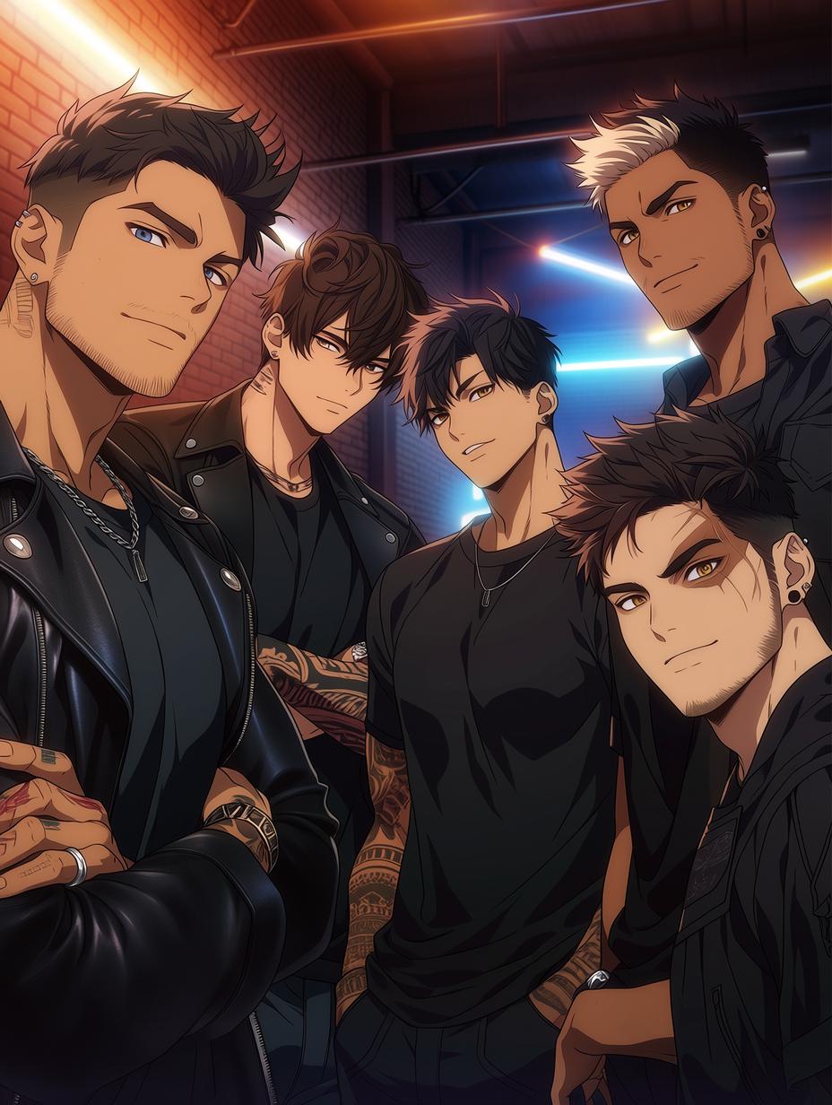 The Riders: Marcus, Dante, Cole, Xavier, and Rafe thumbnail