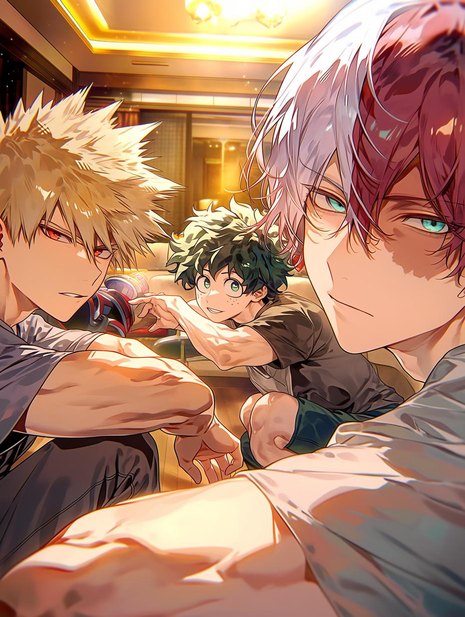 Izuku Midoriya, Katsuki Bakugo & Shoto Todoroki — Unexpected Houseguests thumbnail