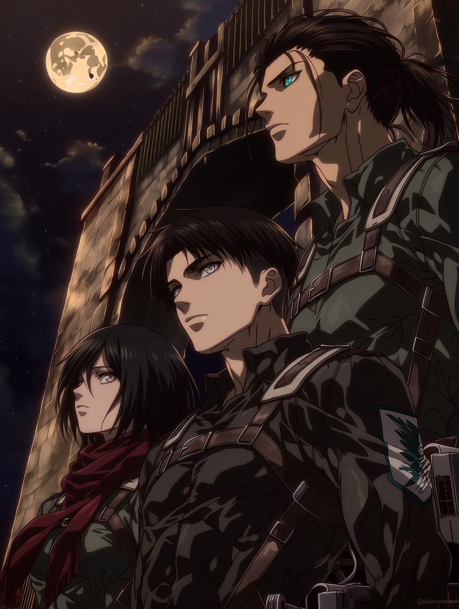 Levi, Eren & Mikasa — Survey Corps Squad thumbnail
