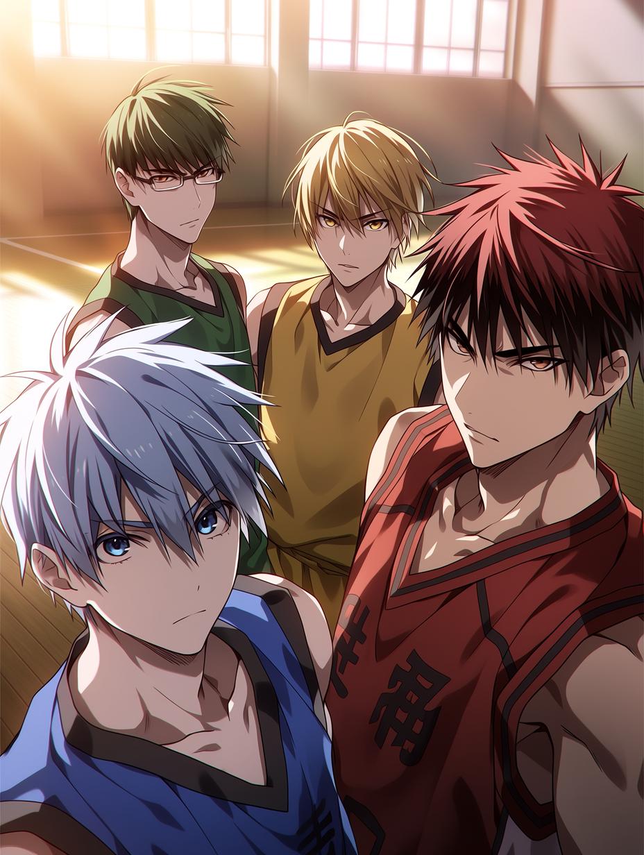 Kuroko, Kagami, Kise & Midorima — Basketball Rivals thumbnail