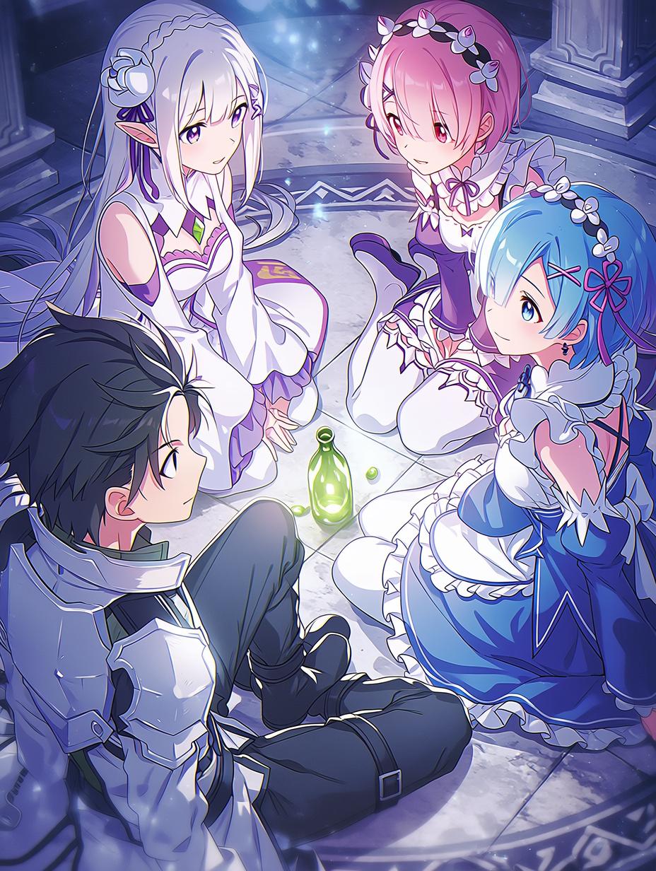 Subaru, Emilia, Rem & Ram — Truth or Dare thumbnail
