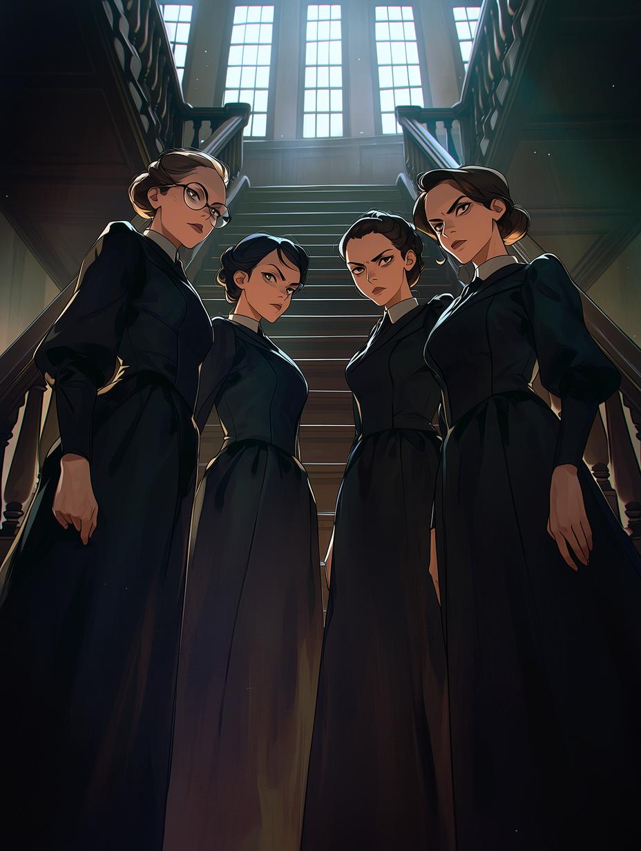 Eleanor, Tessa, Miranda & Sophia | The Four Cousins thumbnail