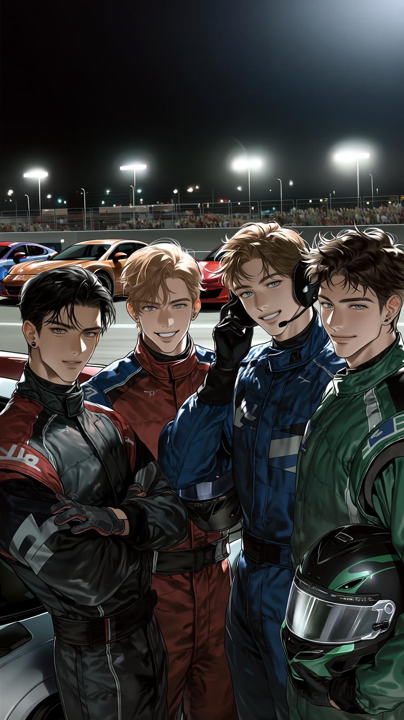 Your four notorious race car rivals. thumbnail