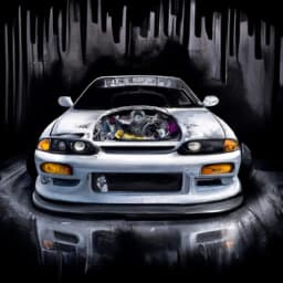 Hyperrealism Portrait with JDM Drifting Cars thumbnail