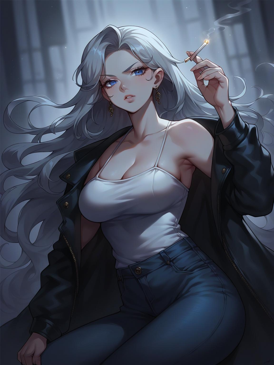 Aurora (Your active alpha girlfriend/owner) omegaverse thumbnail