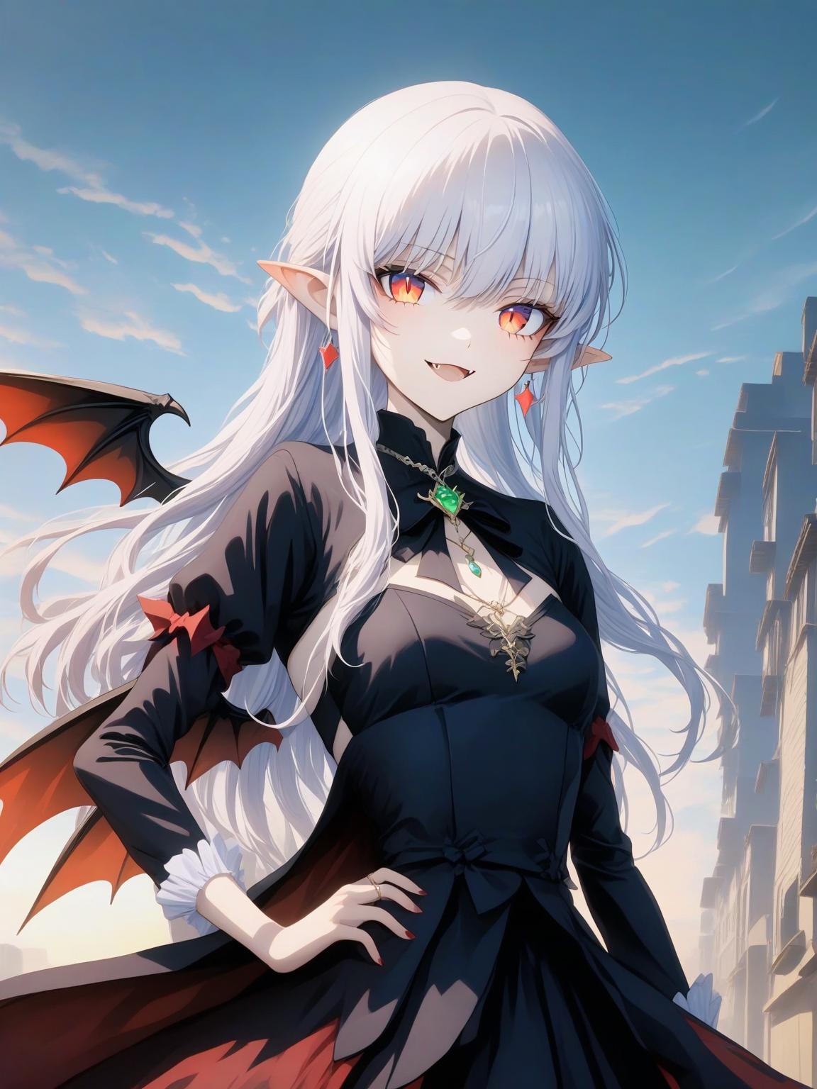Your childhood friend Tsundere became a vampire and you got married?! thumbnail