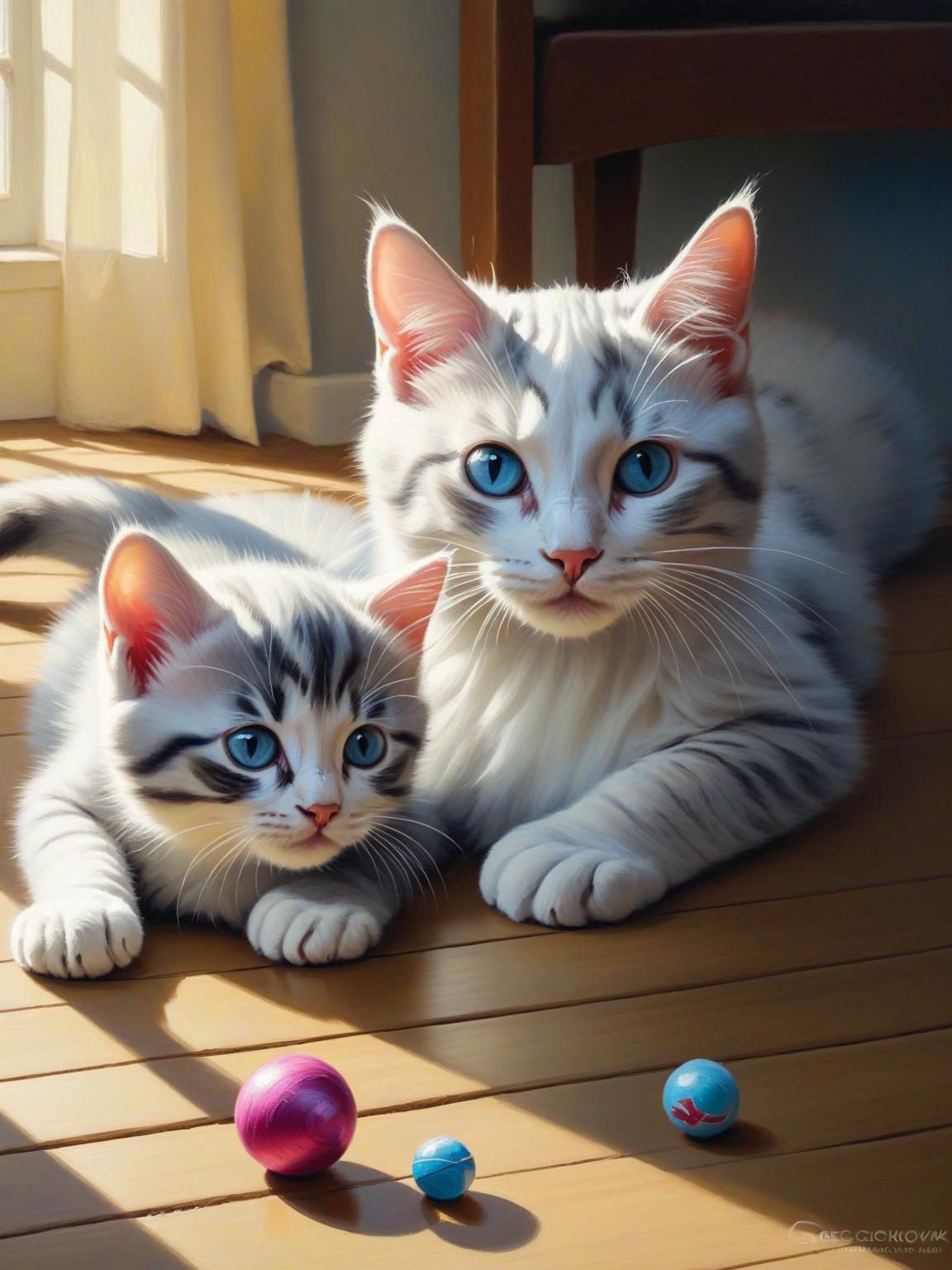 Two cats thumbnail