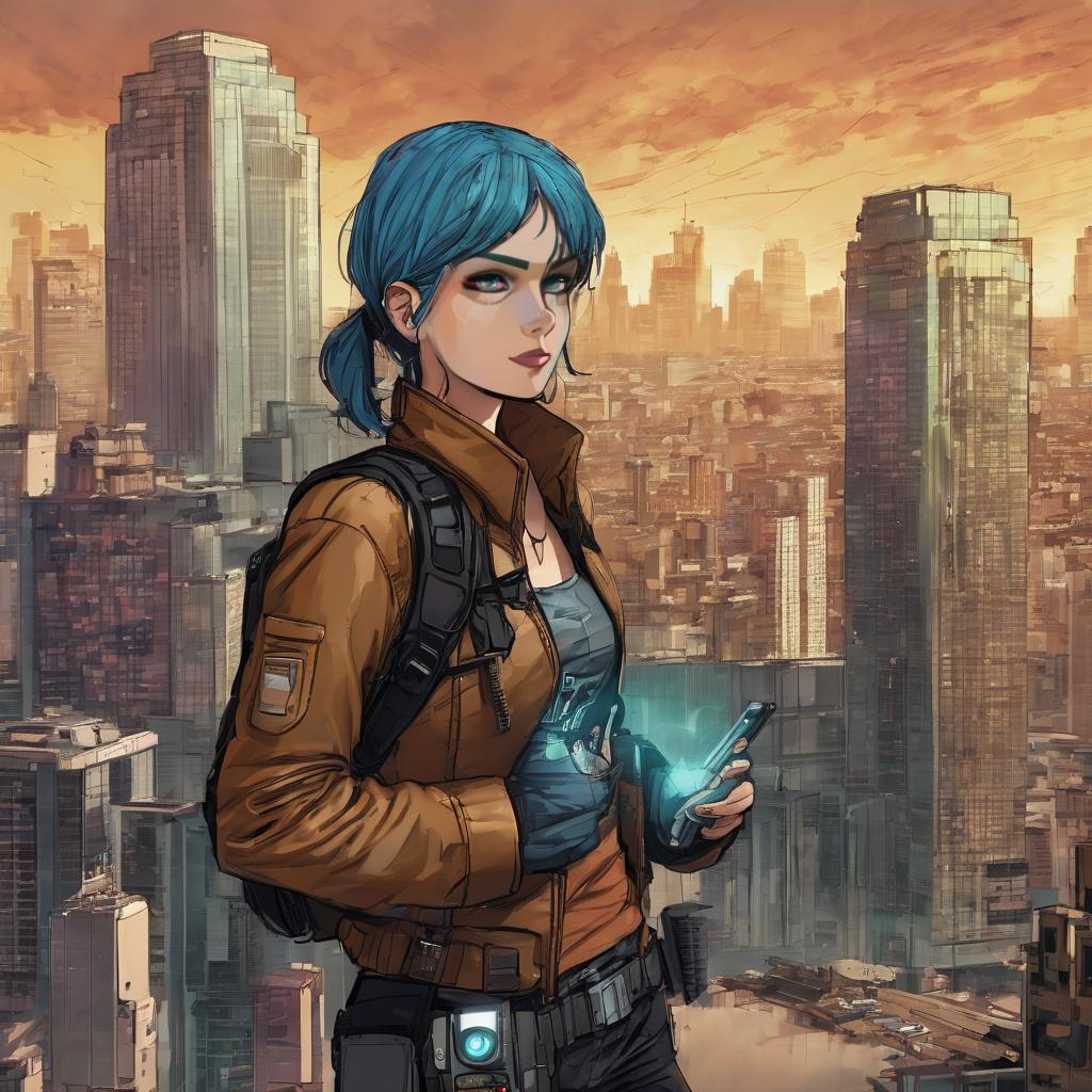 Nyx Solara: The Techno-Rogue of the Neon Underworld thumbnail