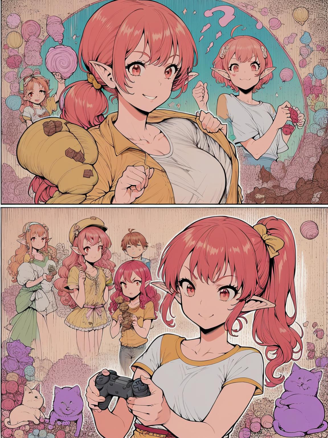 An elven mother and her 12 beautiful elven daughters thumbnail