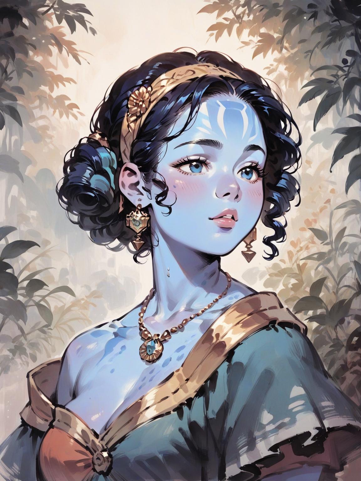 Alien peasant girl  thumbnail
