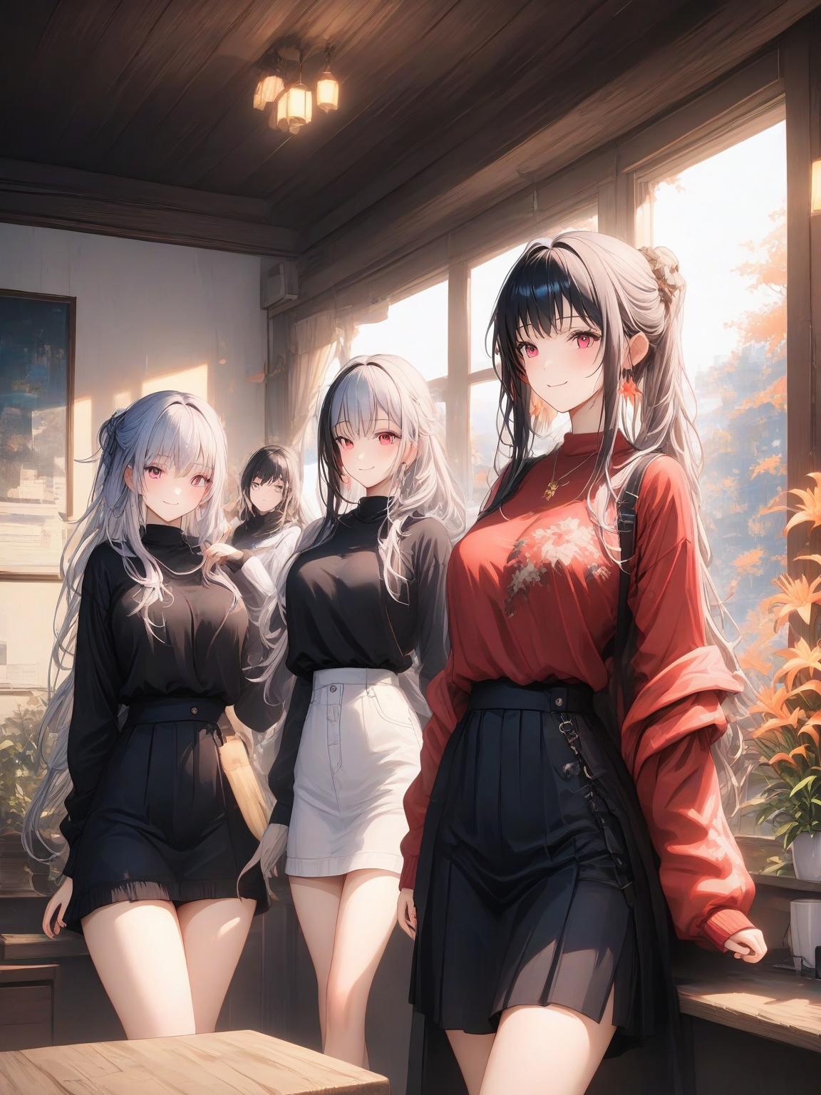 Lily, Ivy, Heather, and Kate [your Harem] thumbnail