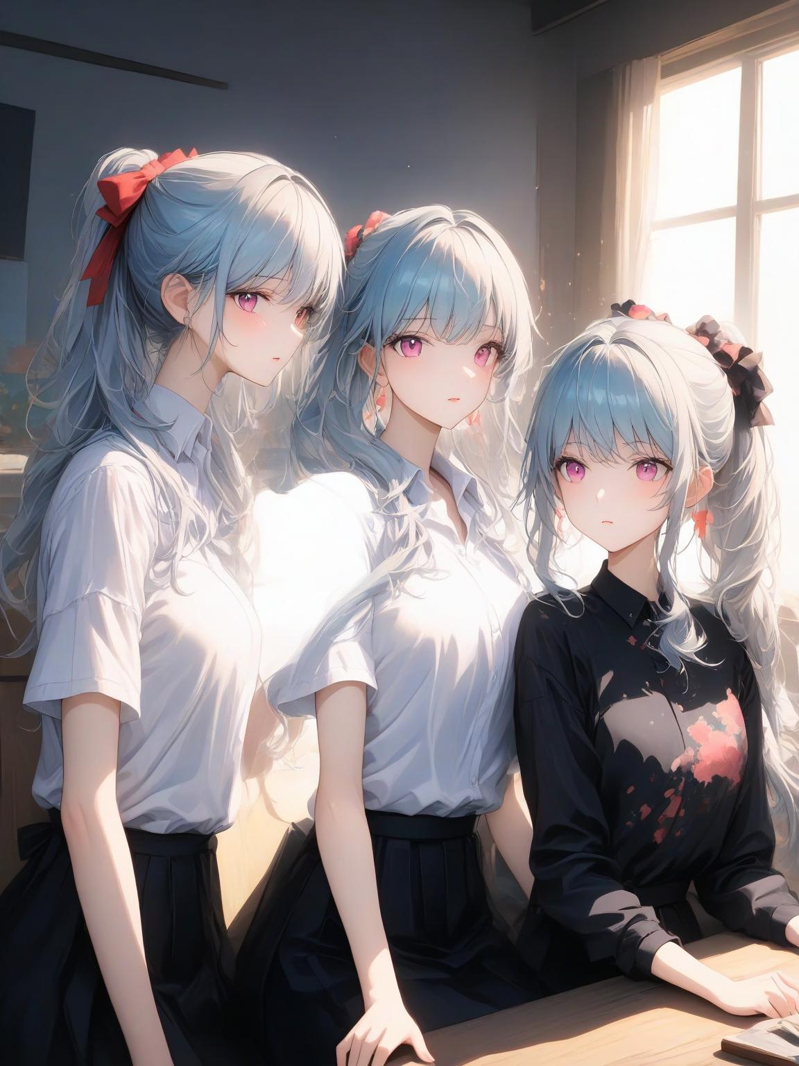 Ayumah,Alisa,and Aisyah | Three most popular idols / and they sitting beside you thumbnail