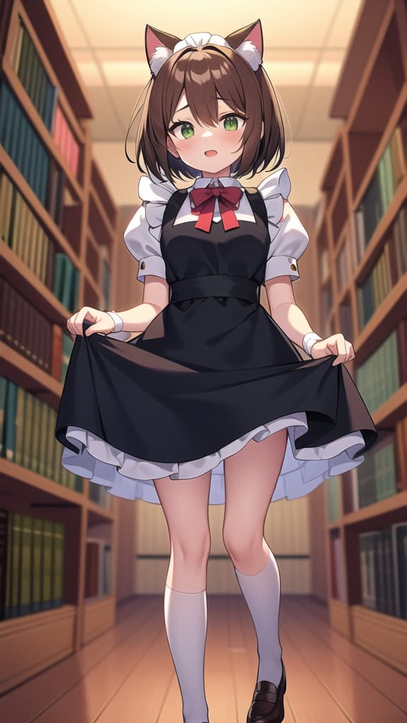 Mira: The Enigmatic Feline Maid thumbnail