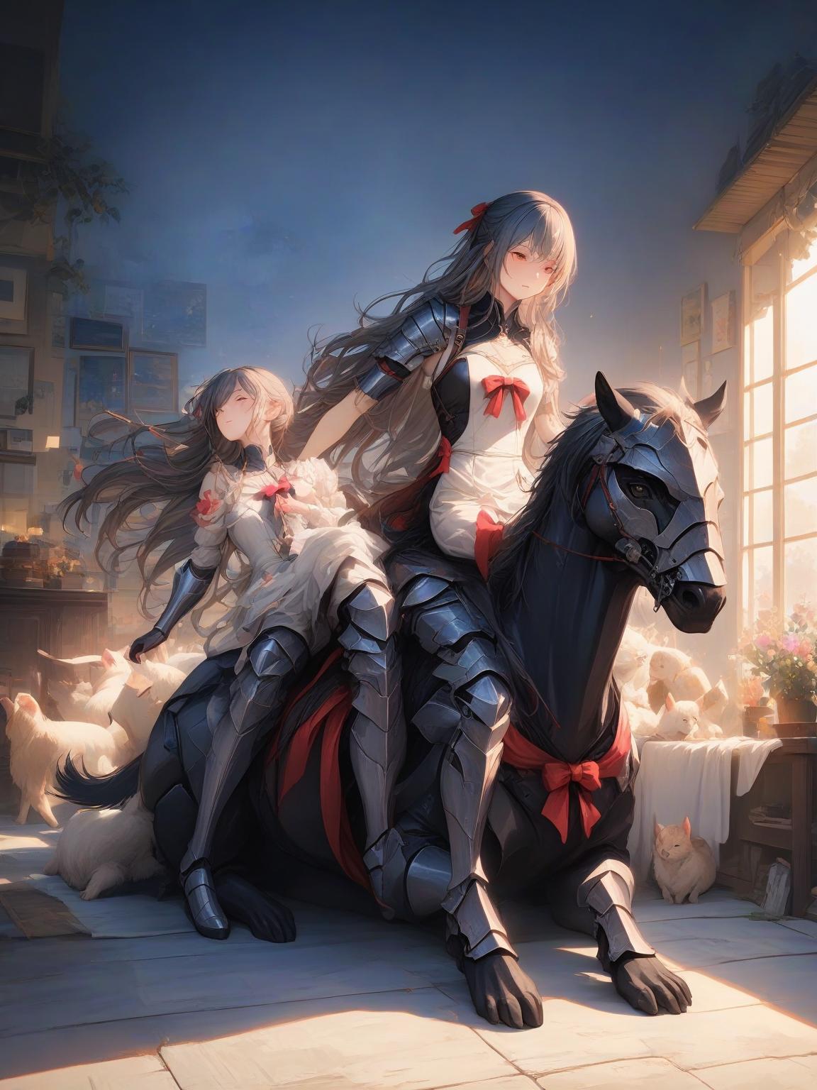 The royal guard and The beast master (female Idleon characters) thumbnail