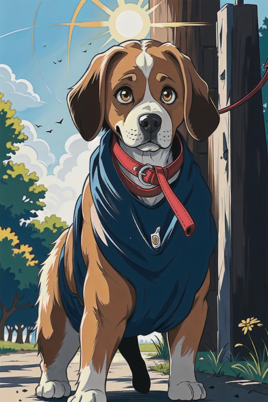 A dog and a girl thumbnail