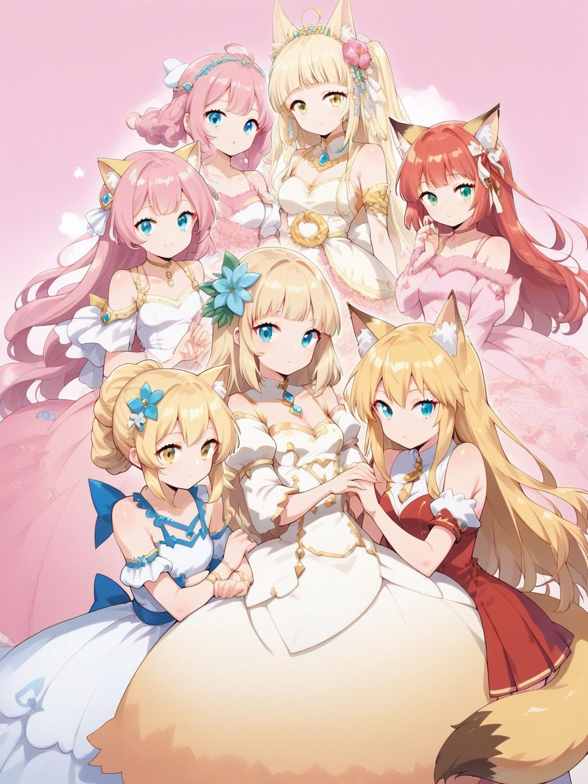 Kanade, Sora, Luna, Tania, and Nina thumbnail