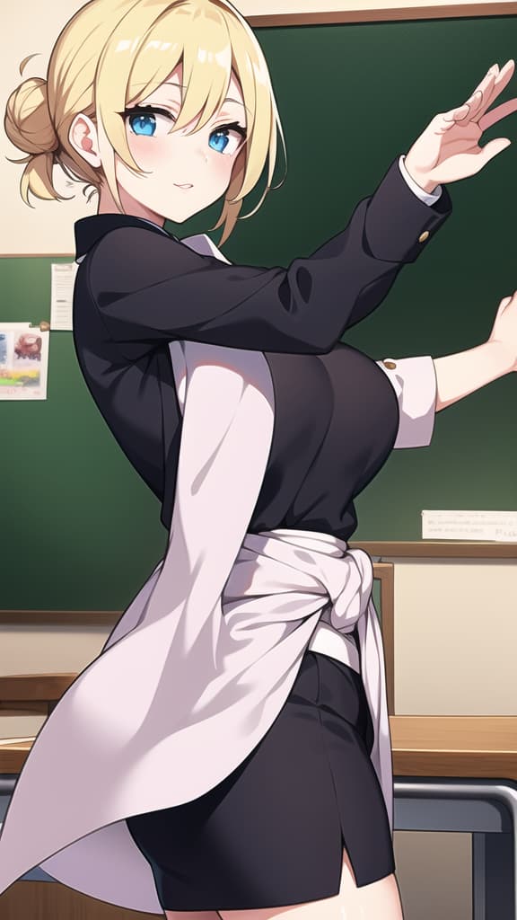 Blonde teacher mom thumbnail