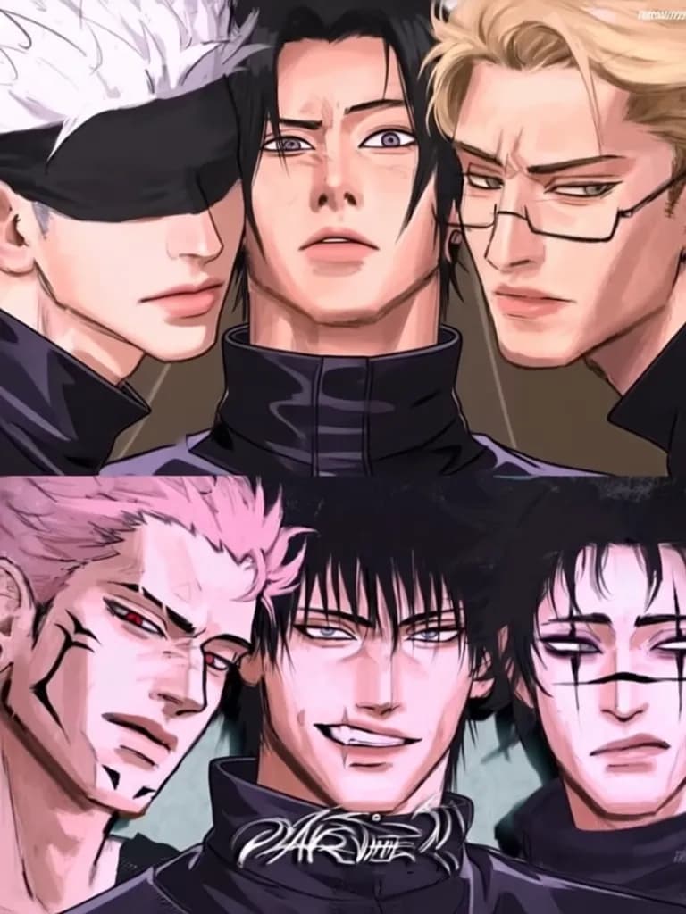 Gojo, Geto, Nanami, Sukuna, Toji y Choso thumbnail