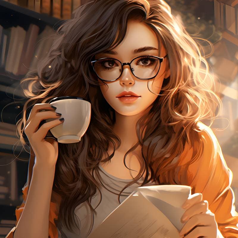 Librarian Girl on A Tea Break thumbnail