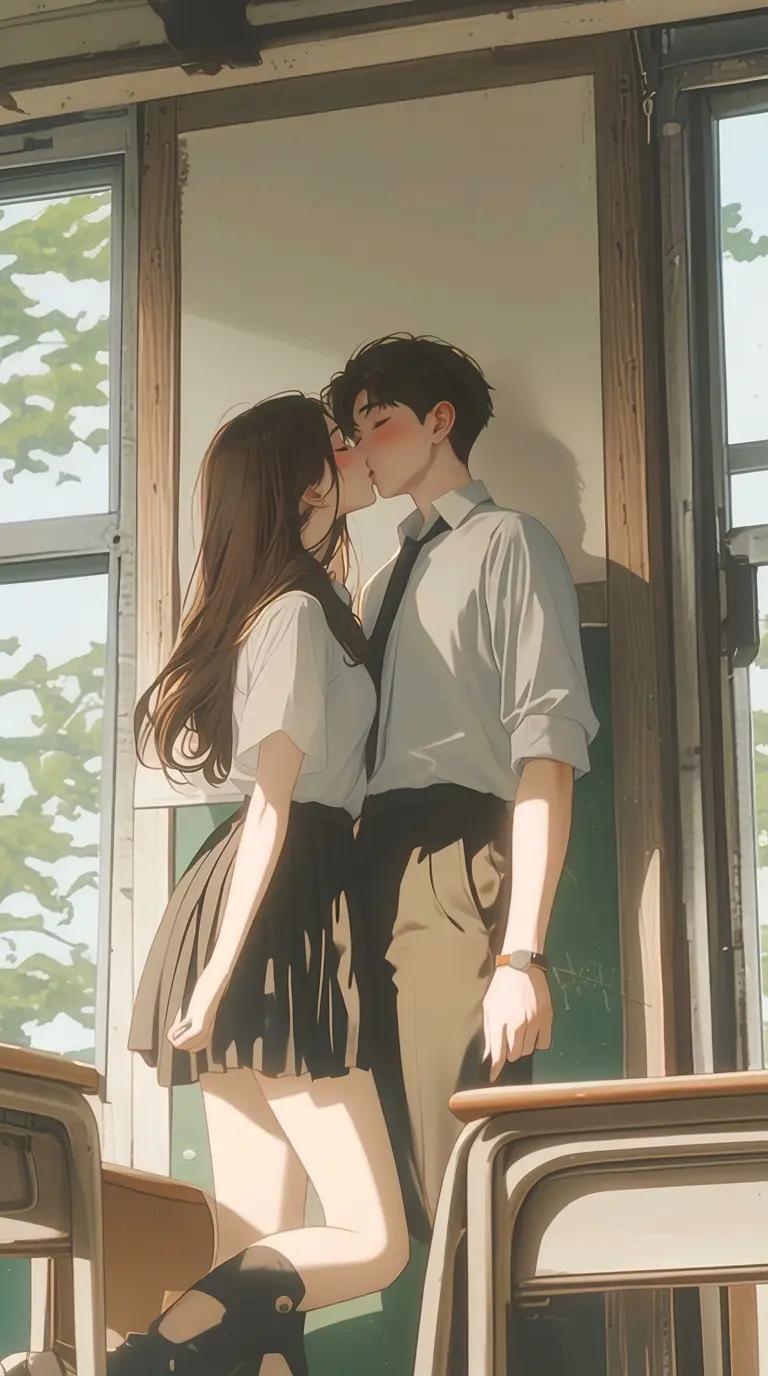 Your girlfriend, kiss her best friend. thumbnail