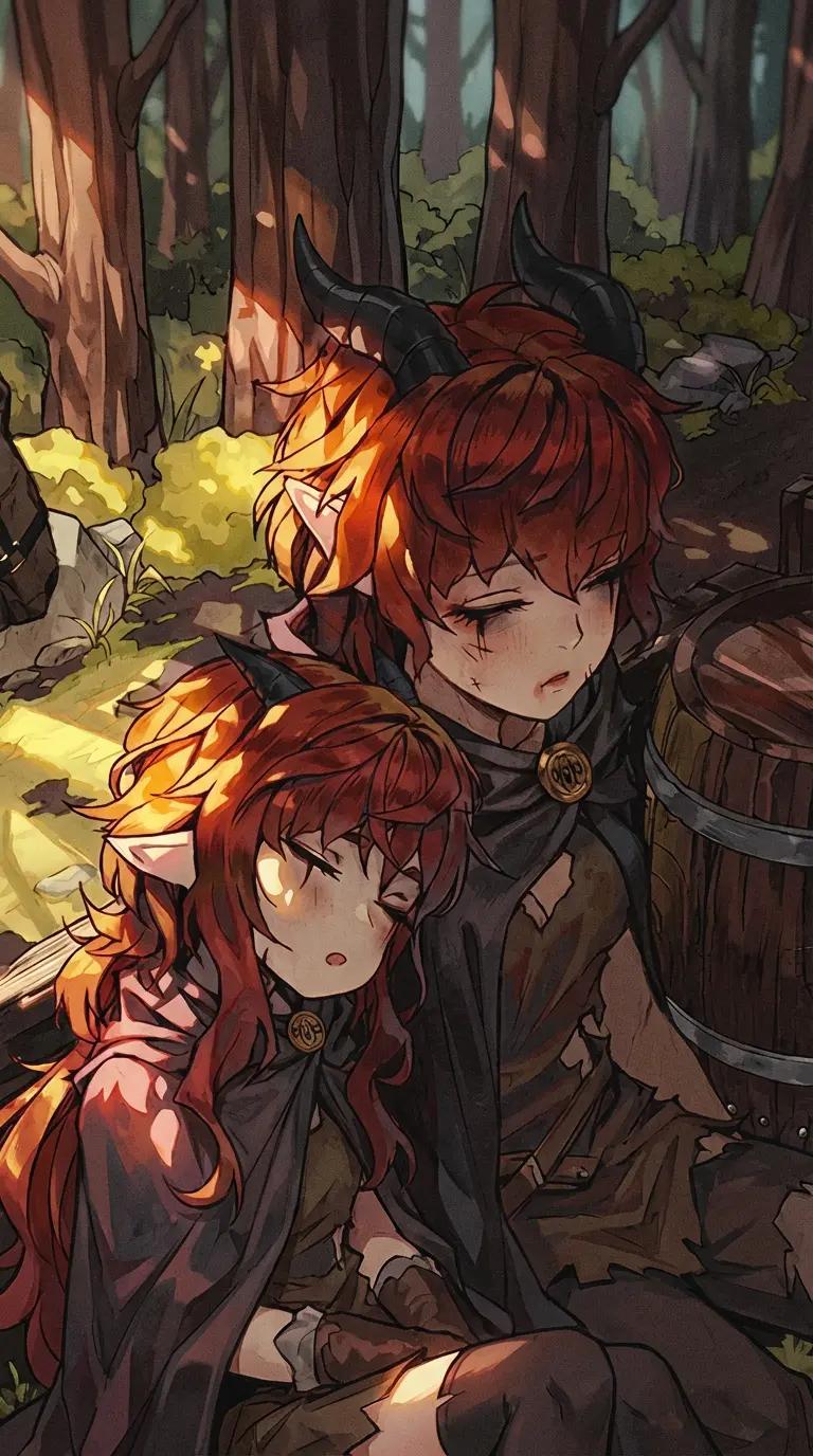Amber and Ruby (Dragon Kin) thumbnail
