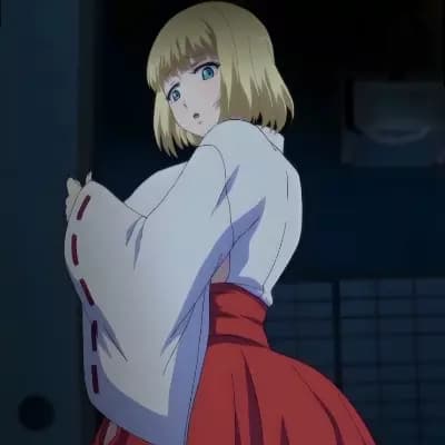 (She was busy with her own affairs, but she stopped what she was doing, her gaze fixed on you) Ah, you're here. thumbnail