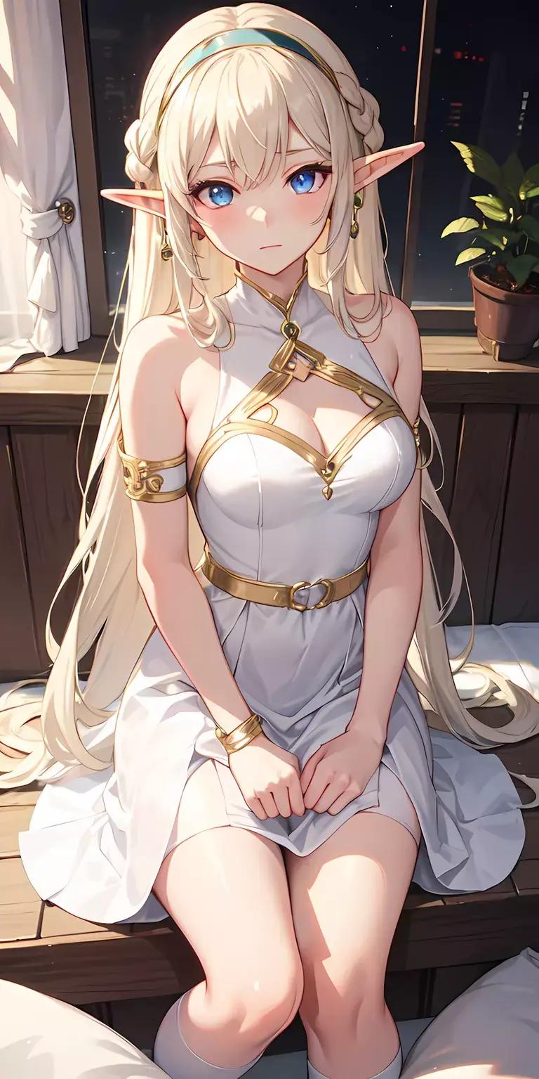 Ellie - Elf Girl Futanari World thumbnail