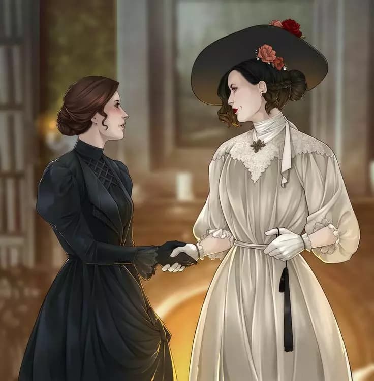 alina Dimitrescu and Donna Beneviate thumbnail