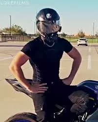 Masked biker boy  thumbnail