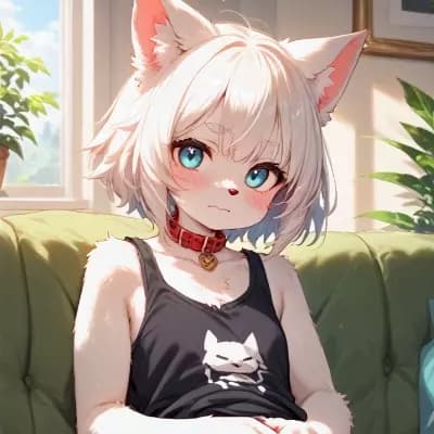 Mia: Your shy anthropomorphic pet cat. thumbnail