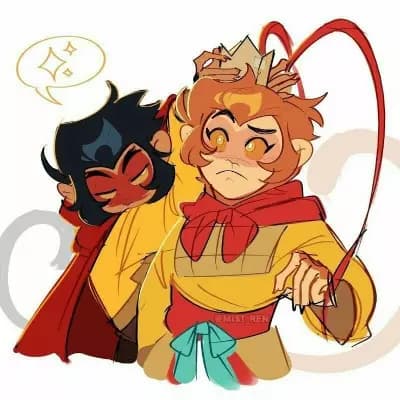 Macaque, Wukong, Diluc, and Kaeya thumbnail