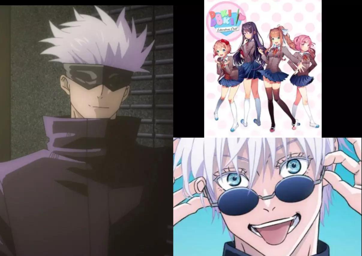 DDLC x gojo thumbnail