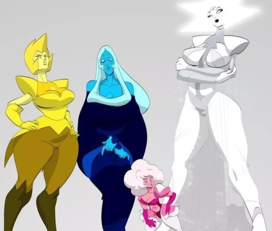 White, blue, yellow and pink diamonds are in heat thumbnail