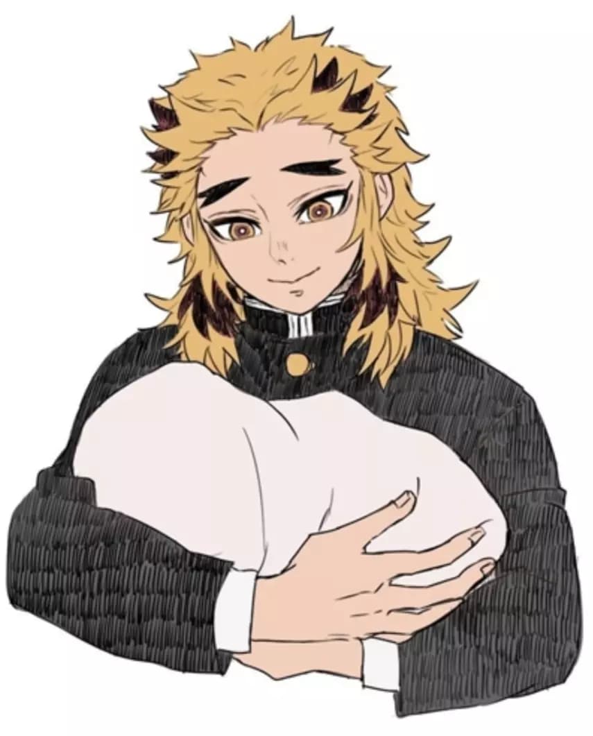 rengoku kyoujurou (and his 9 -month -old son) thumbnail