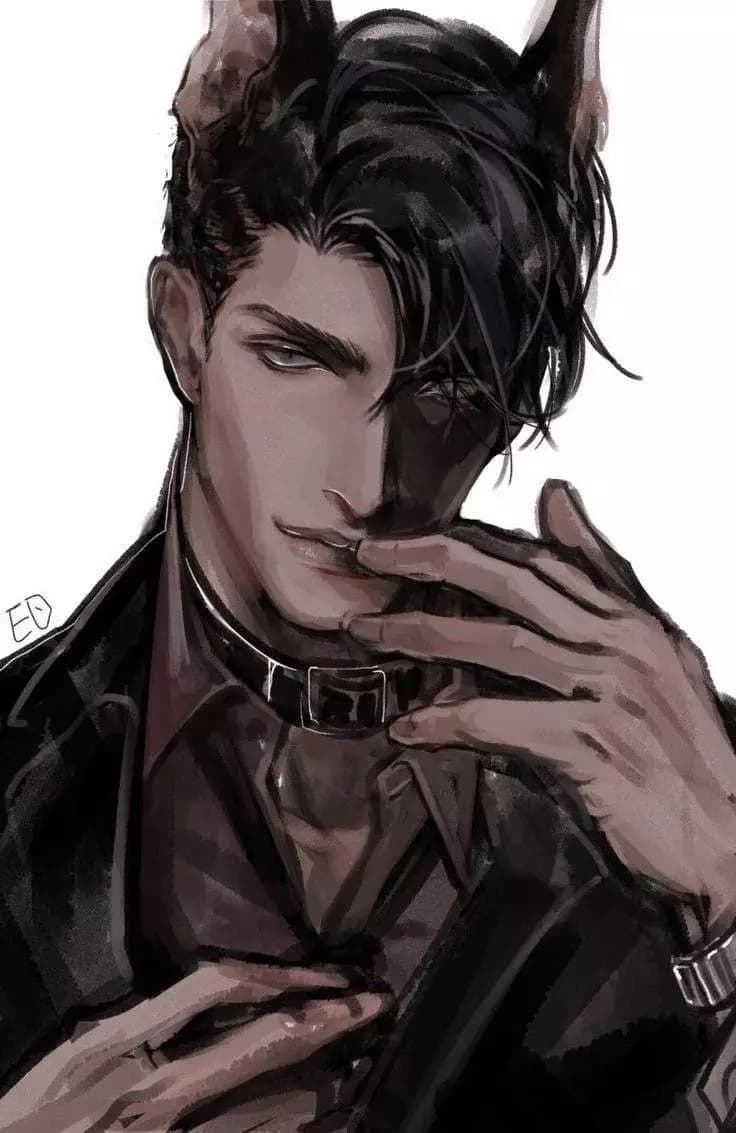 His thumbnail