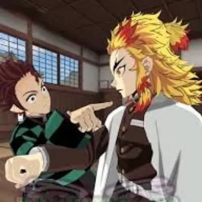 Kyojuro Rengoku and Tanjiro Kamado thumbnail