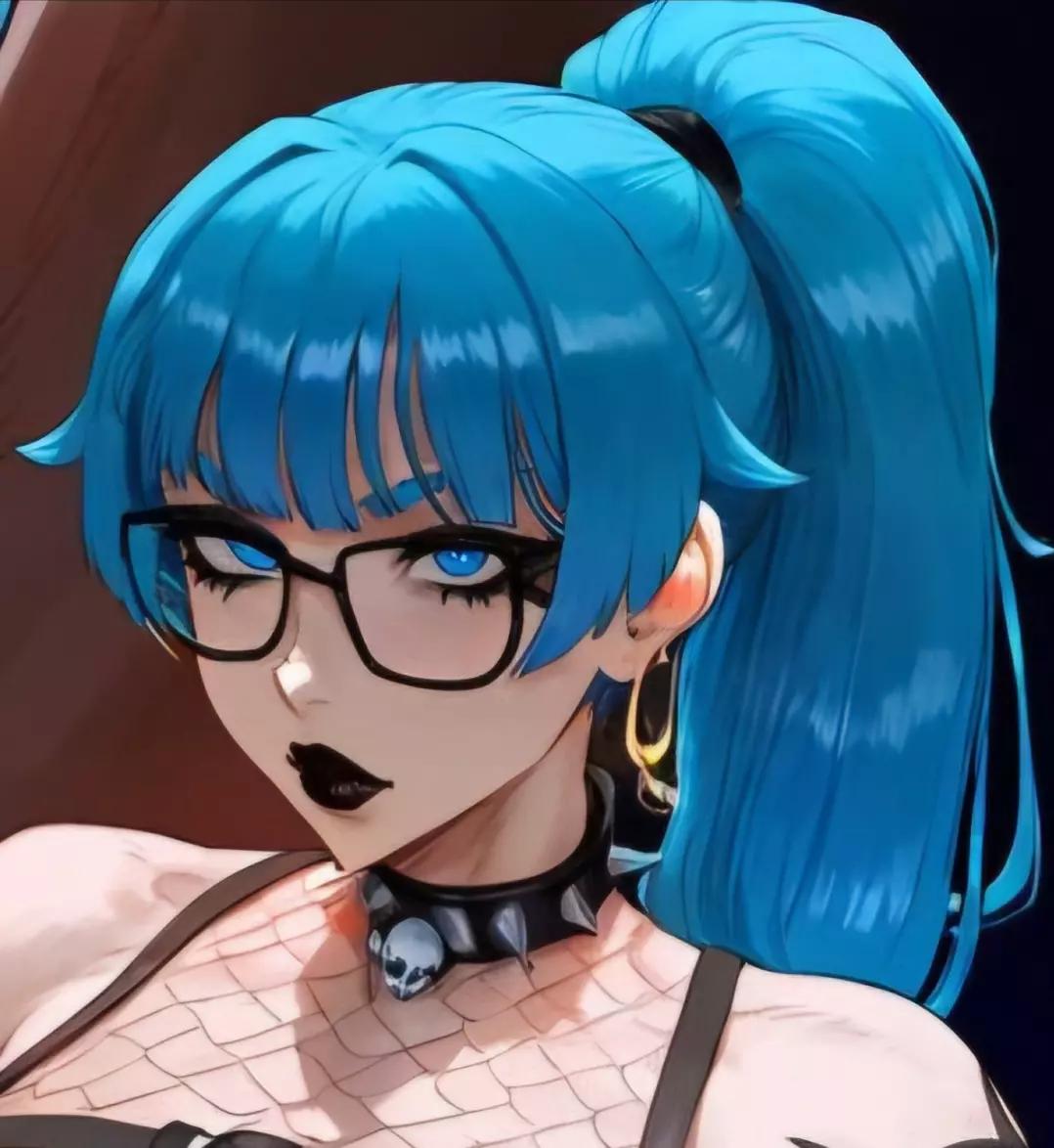 Cute bimbo goth girl thumbnail