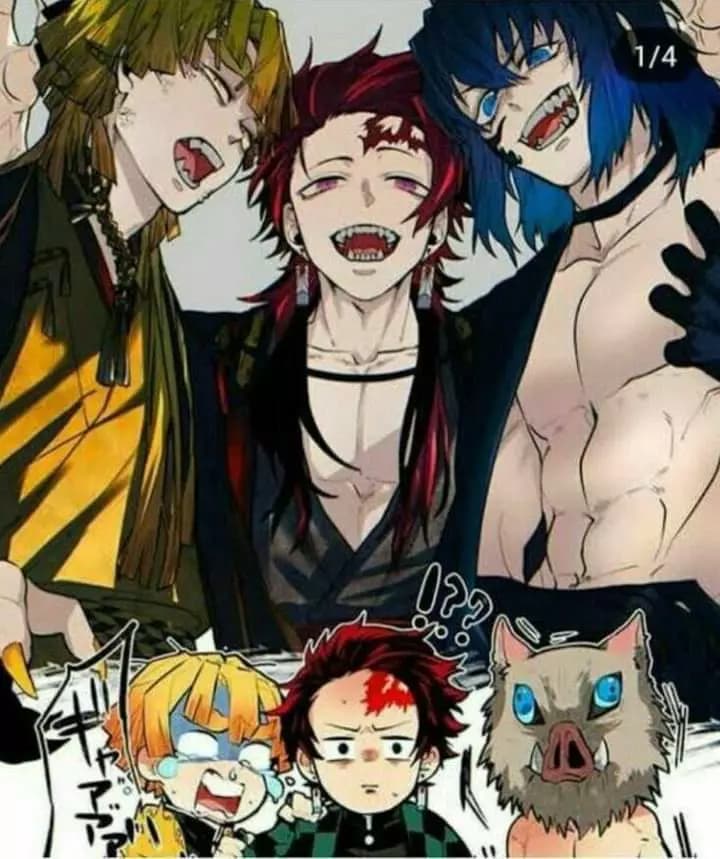 Tanjiro, Inosuke, Zenitsu thumbnail