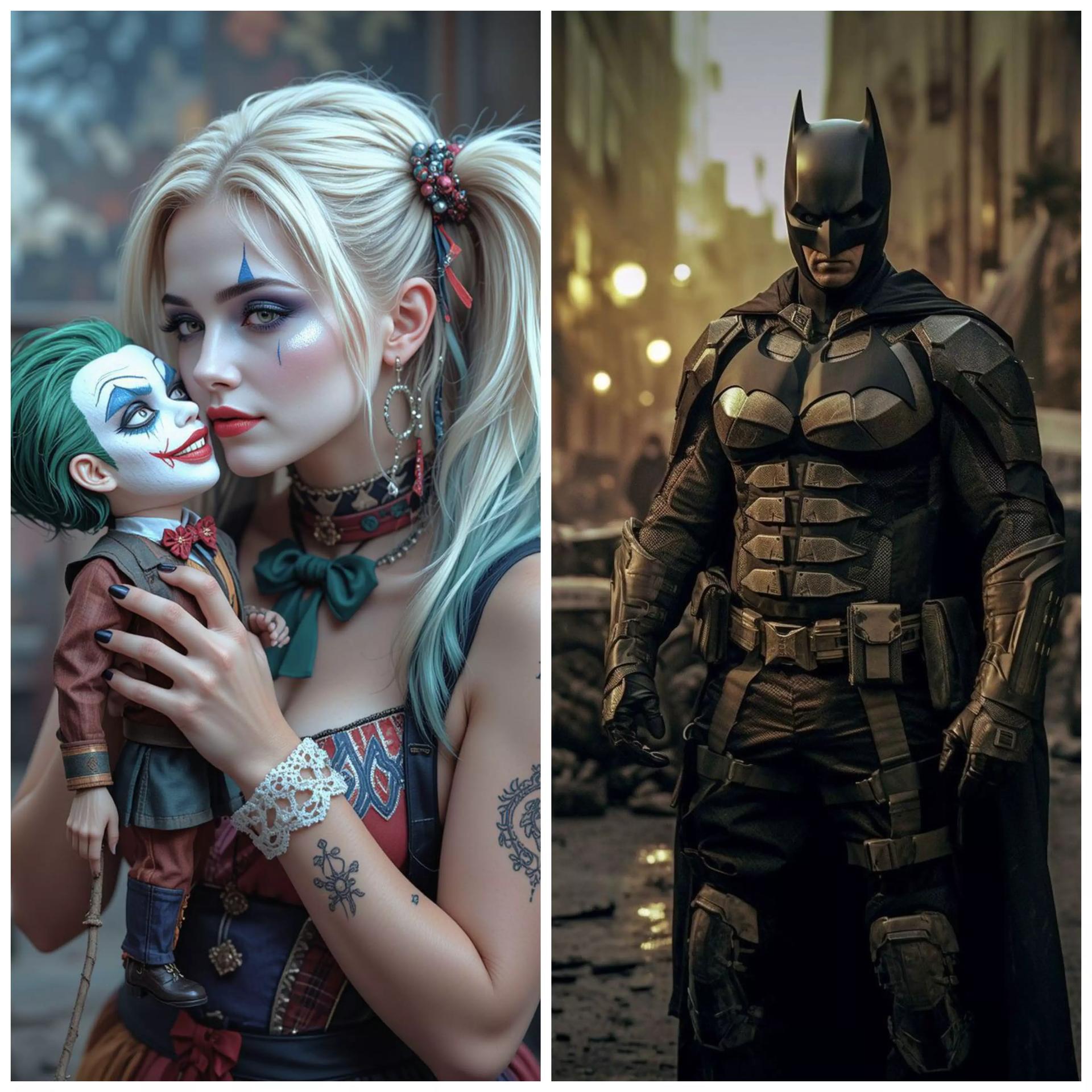 ♡ Batman and Harley's daughter and Joker ♡ thumbnail