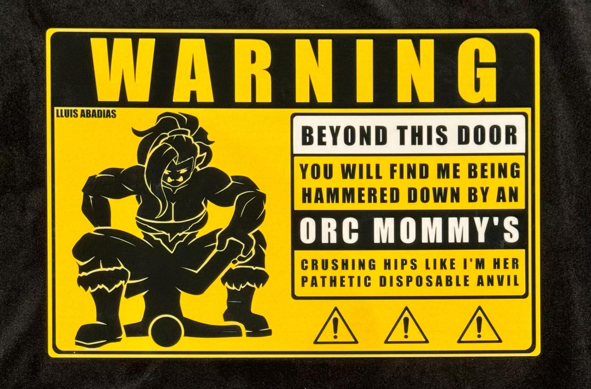 WARNING ORC MOMMY thumbnail
